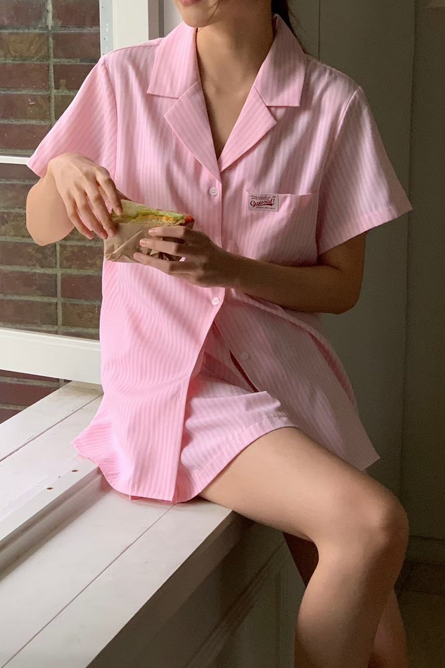 Slow Morning Stripe Pyjama Set – Short