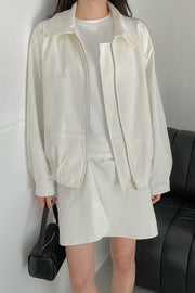 Clean Line Cotton Blouson