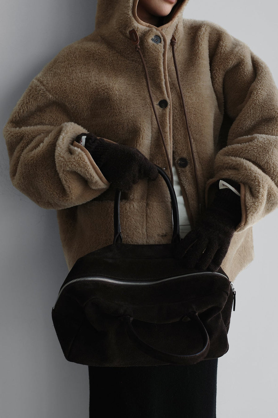 Suede-Lined Shearling Jacket (PREORDER)
