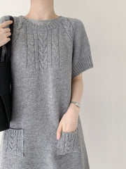 Cozy Cable Knit Dress
