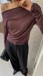Sophisticated Off Shoulder Top (PREORDER)