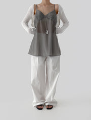 Sheer Layered Slip Dress