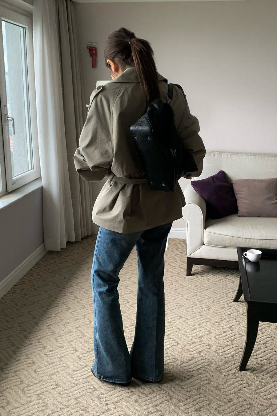 Short Khaki Trench (PREORDER)