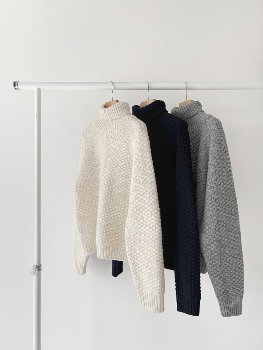 Joy Wool Cashmere Turtleneck