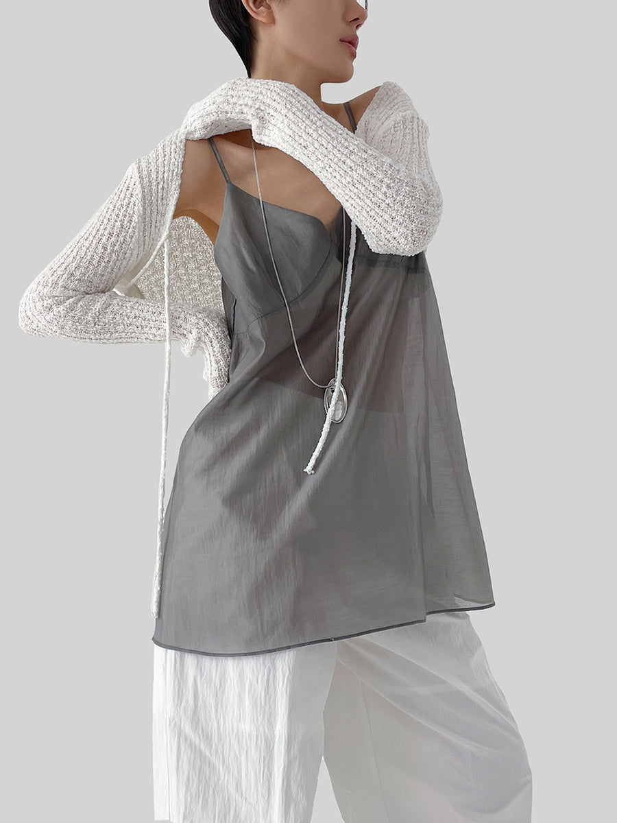 Sheer Layered Slip Dress