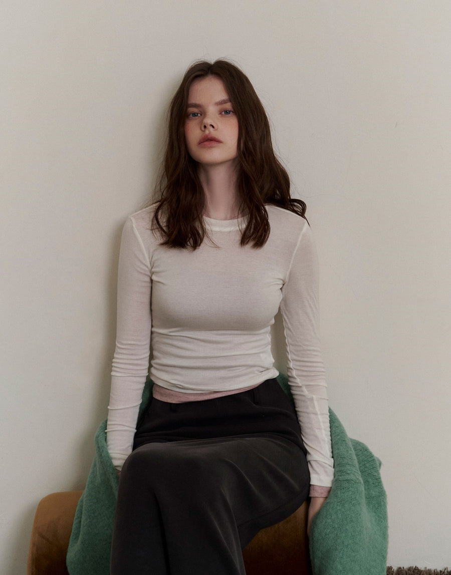 Elastic Wool Tee