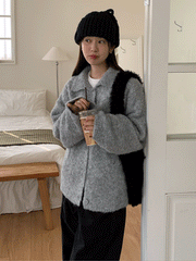 Boucle Collar Cardigan (PREORDER)