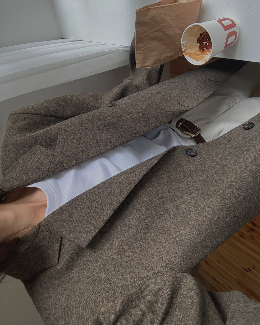 Homes Overfit Wool Jacket