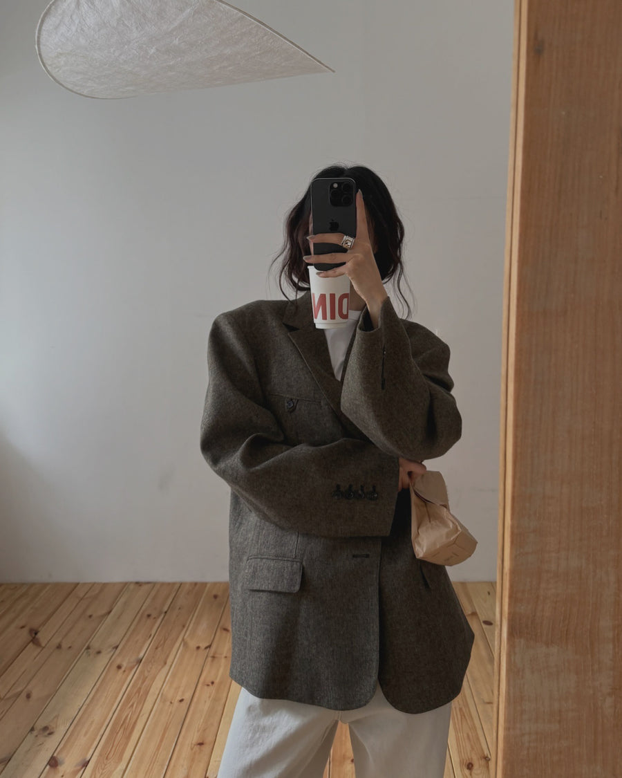 Homes Overfit Wool Jacket