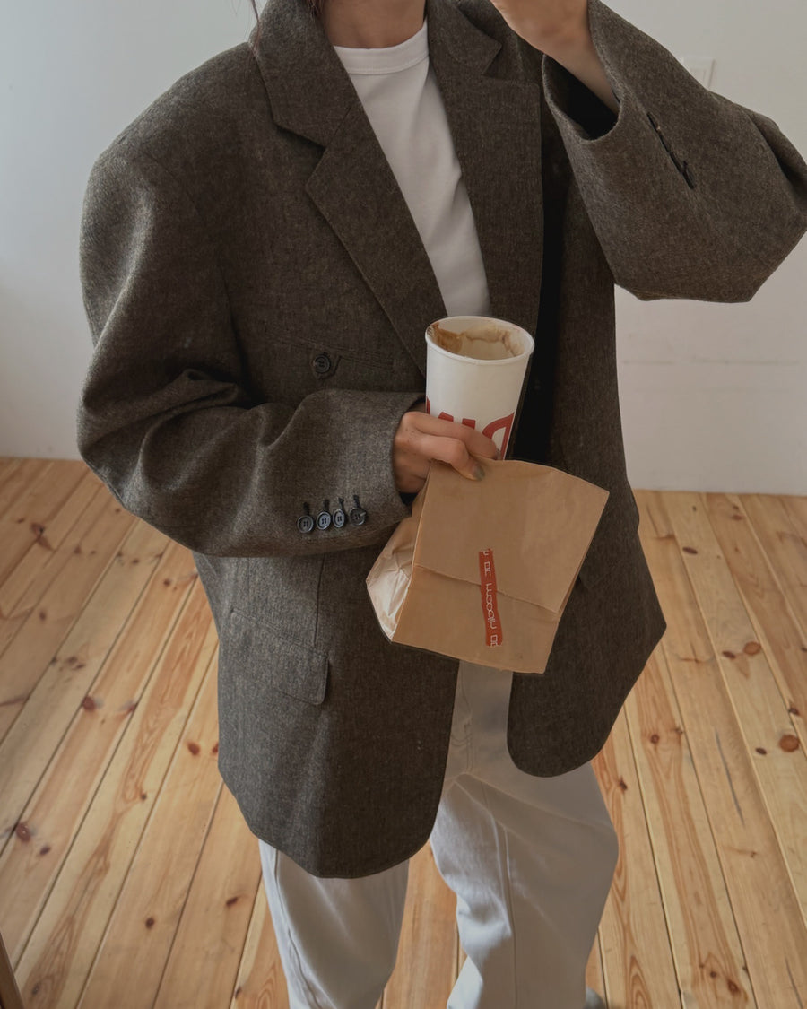Homes Overfit Wool Jacket