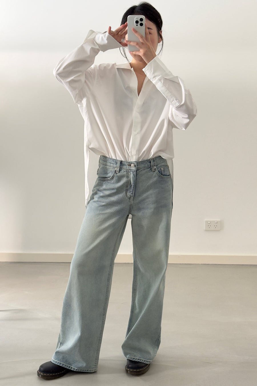 Retro Jeans washed blue