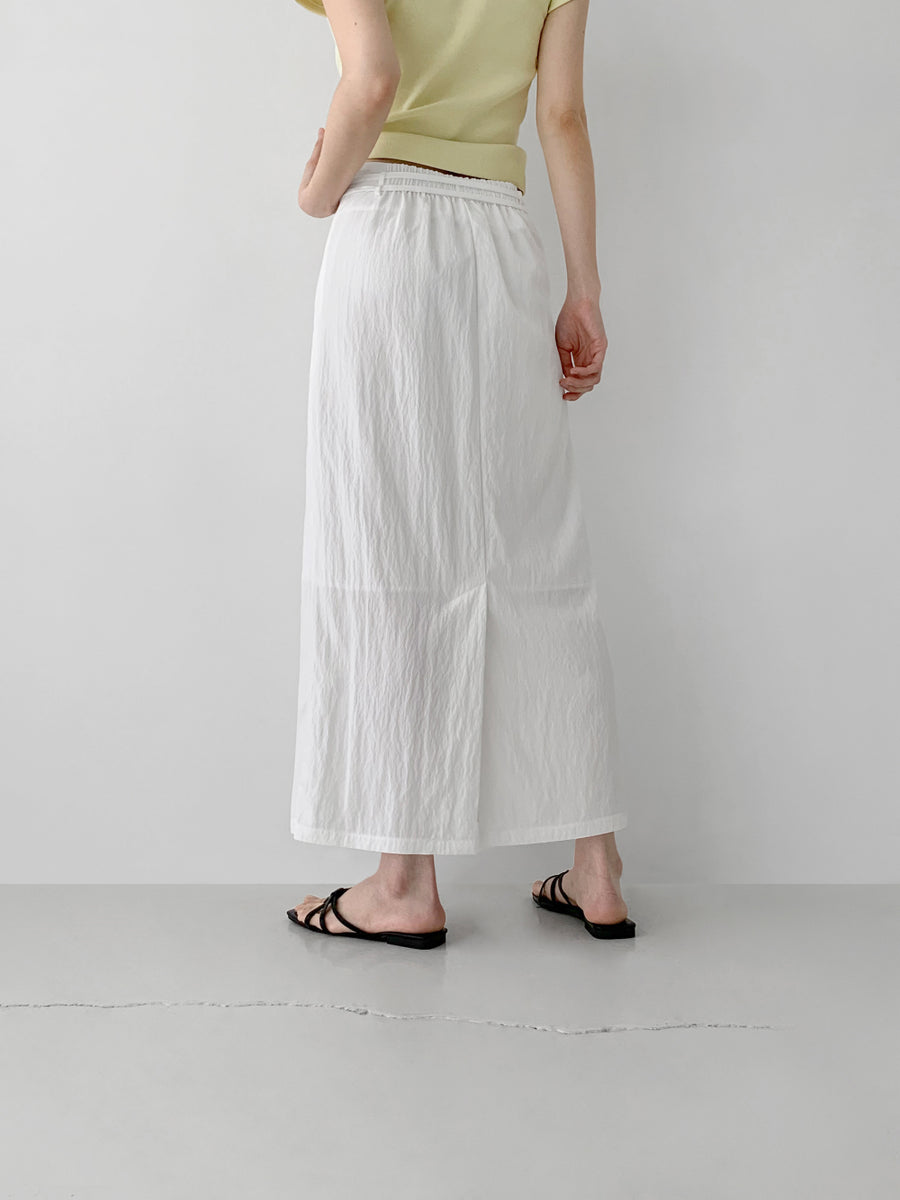 Textured Came Skirt