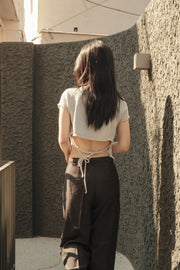 Denim Belt Slacks