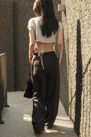 Denim Belt Slacks