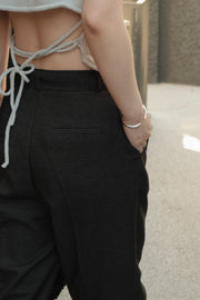 Denim Belt Slacks