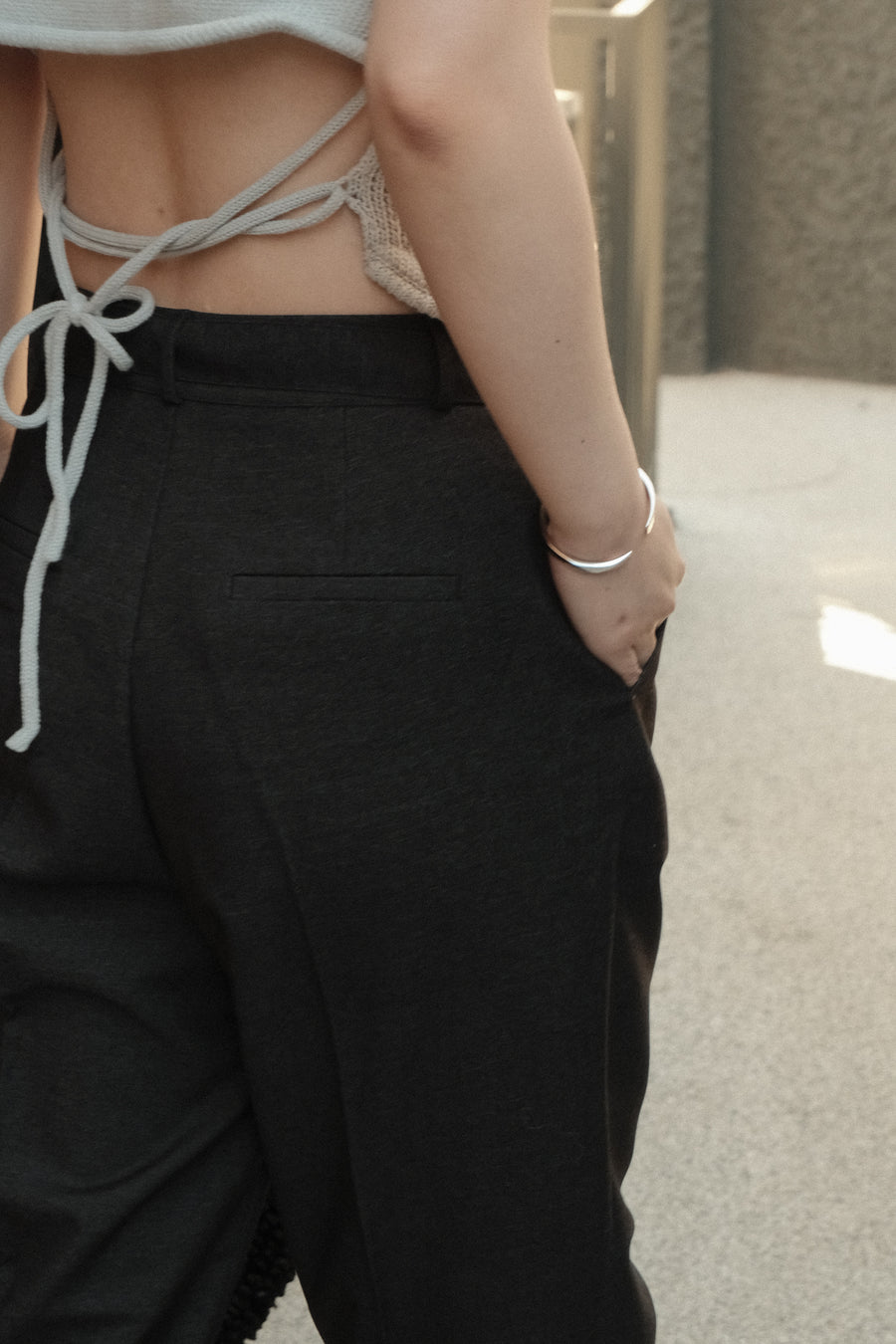 Denim Belt Slacks