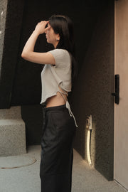 Denim Belt Slacks