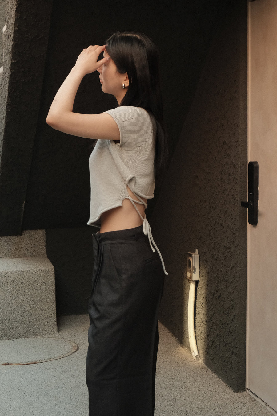 Denim Belt Slacks