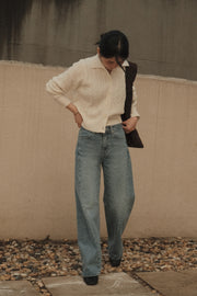 Amber Twisted Denim
