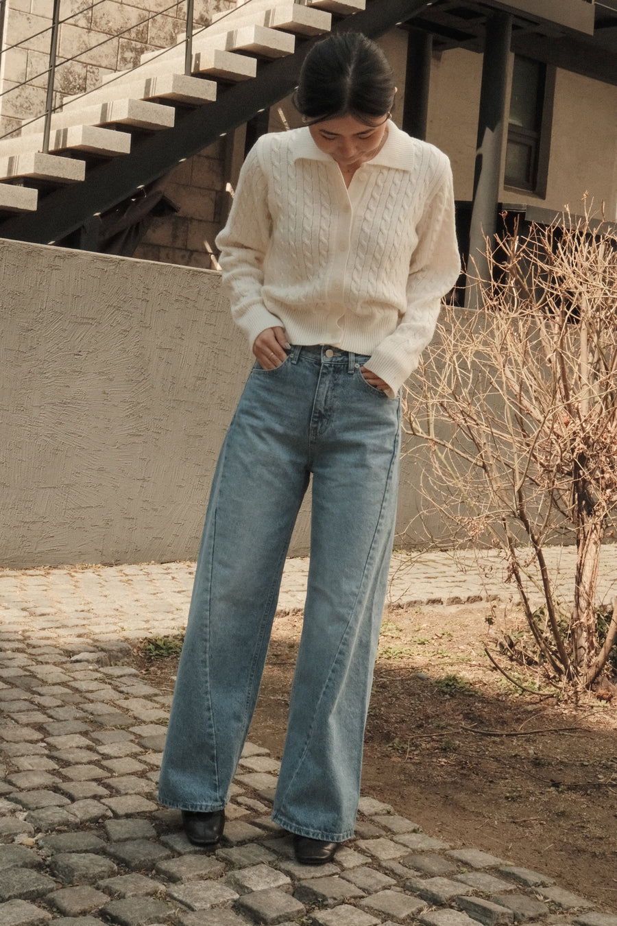 Amber Twisted Denim