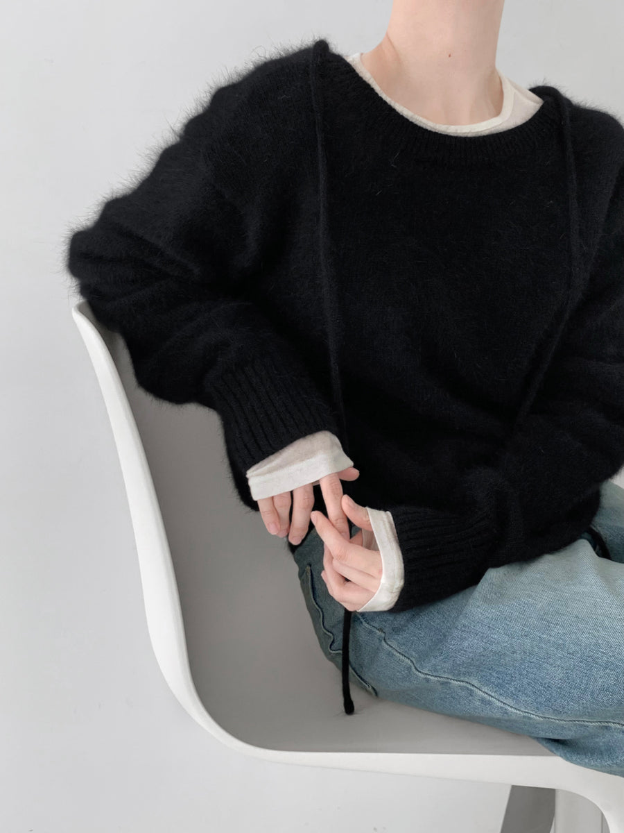 Angora Back Knit