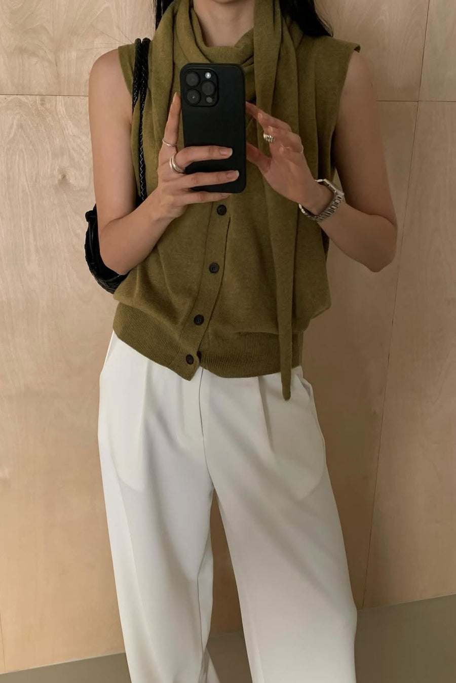 Atelier Scarf Vest Set