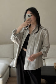 Linear Oversized Shirt