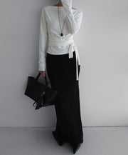 Gentle Wrap Boatneck Tee