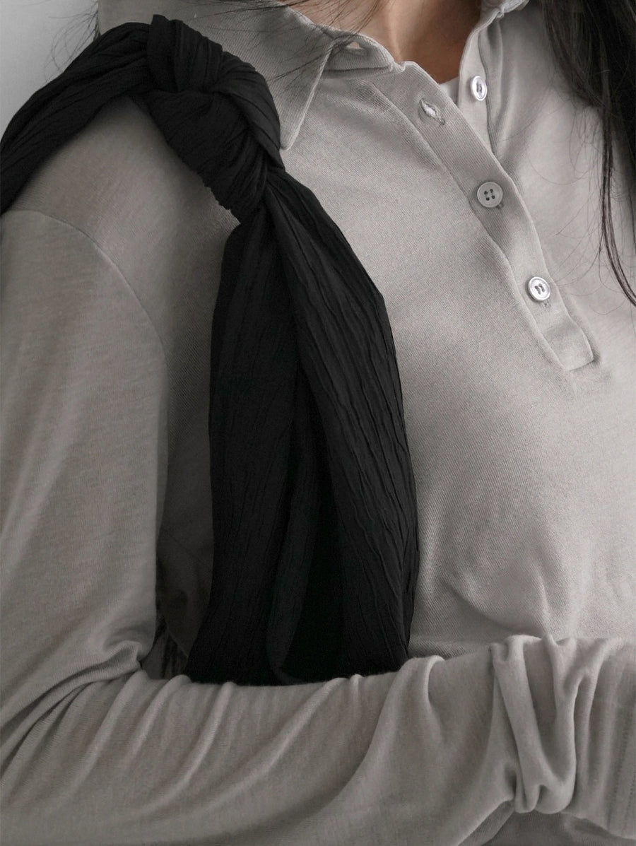 Pleat Knot shoulder bag