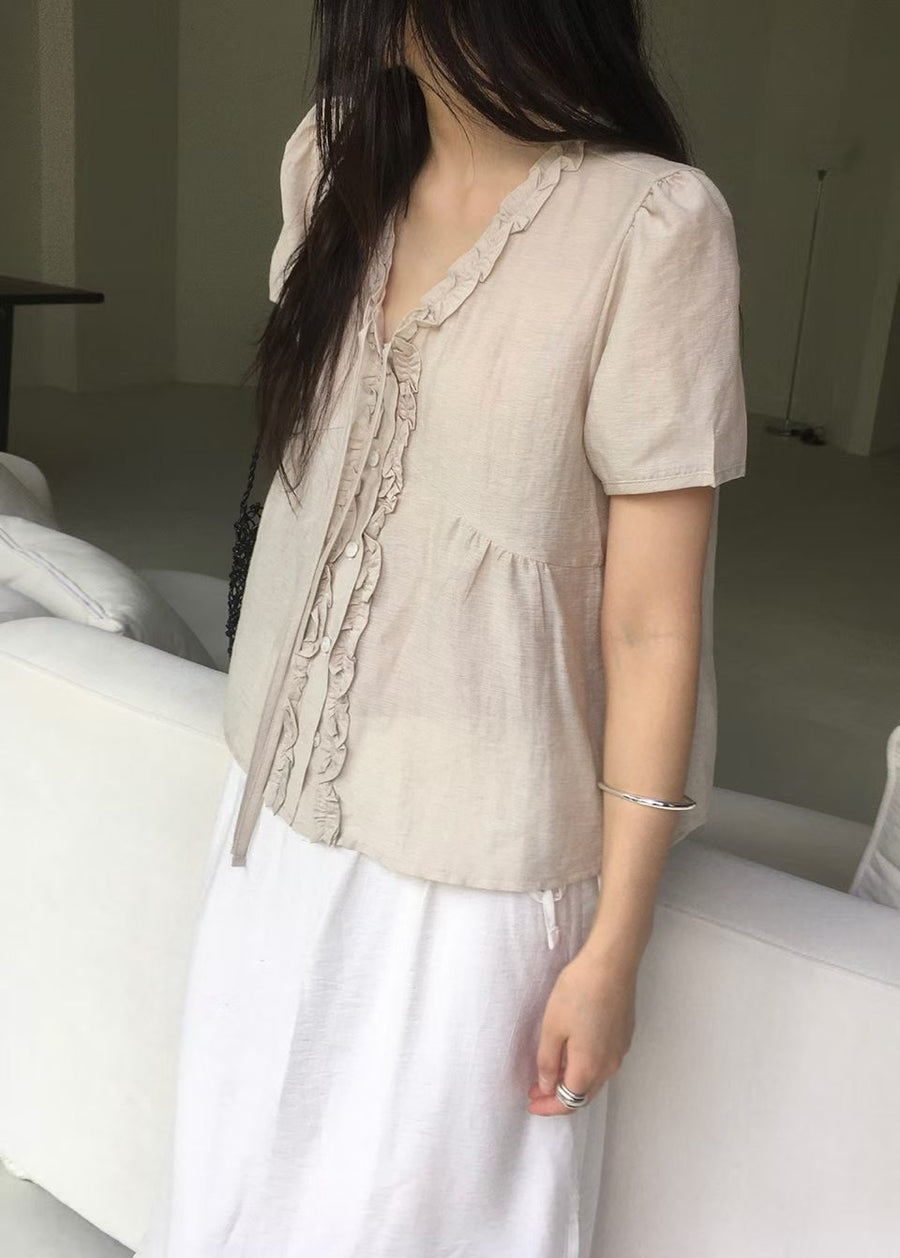 Lily Linen Blouse