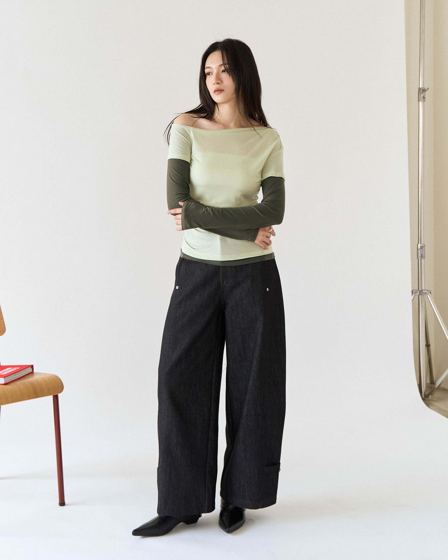 Cup Curved Denim