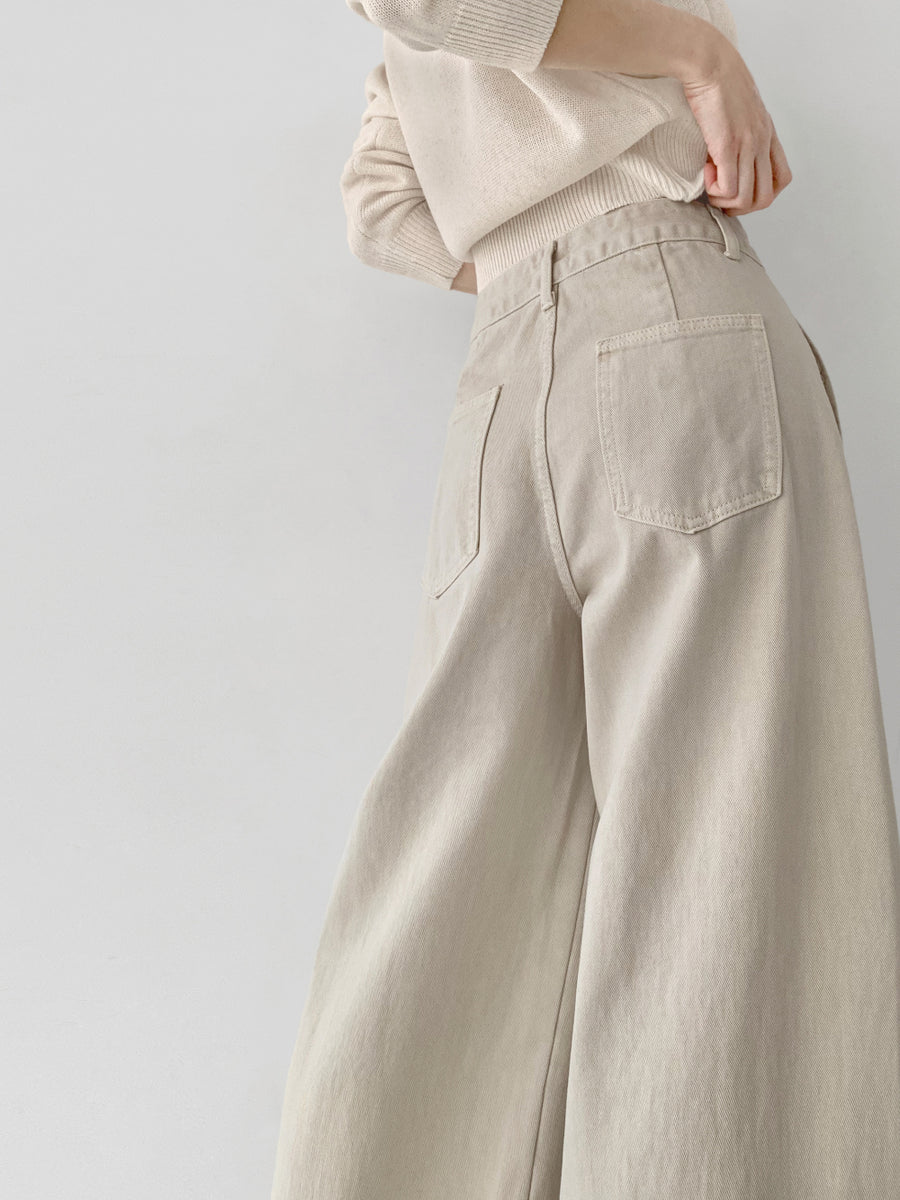 Belted Beige Pants (PREORDER)