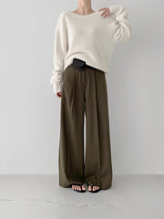 Angora Back Knit