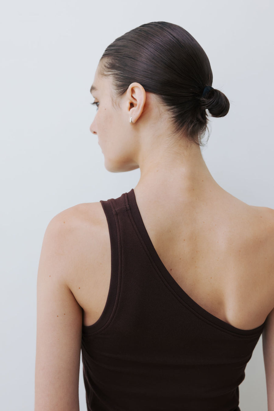 by DOE - One Shoulder Stretchy Bra Tank (PREORDER)