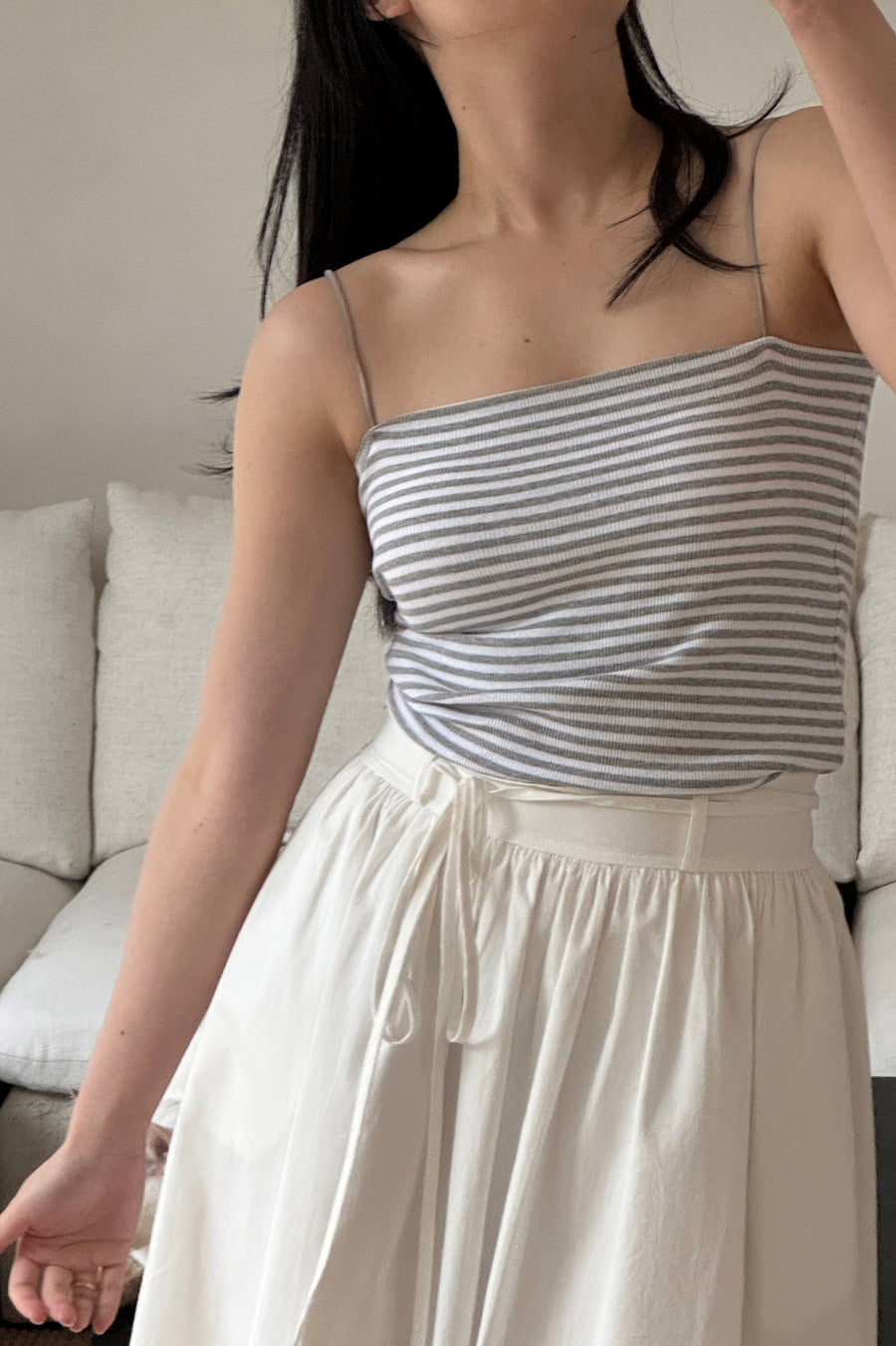 Striped Rib Cami Top