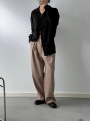 by DOE - Drawstring Pleated Suit Trousers