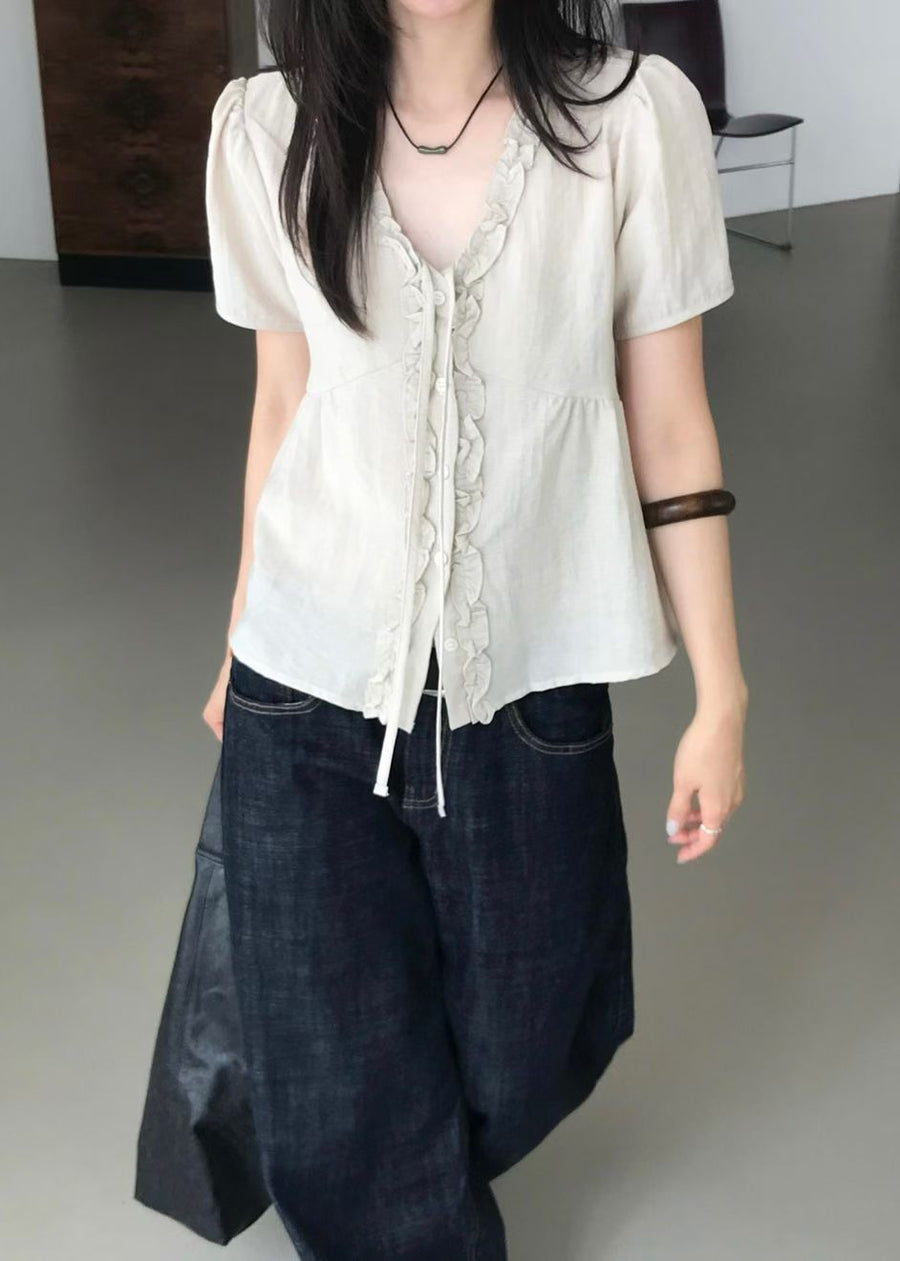 Lily Linen Blouse