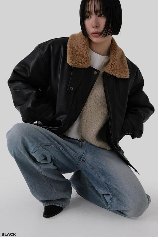 Shearling Leather Jacket