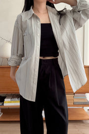 Linear Oversized Shirt