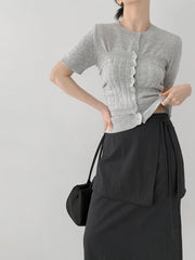 Lay Cardigan Bustier Set (PREORDER)