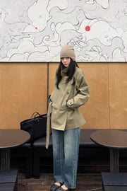Short Khaki Trench (PREORDER)