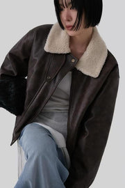Shearling Leather Jacket
