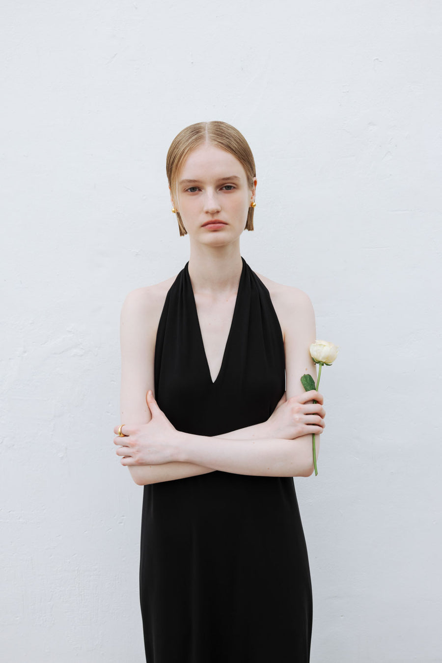 by DOE - Mist-Glow Halter Backless Dress (PREORDER)