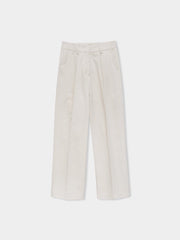 Pleated Cotton Chino