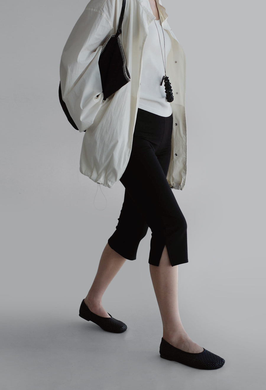 Split Hem Capris