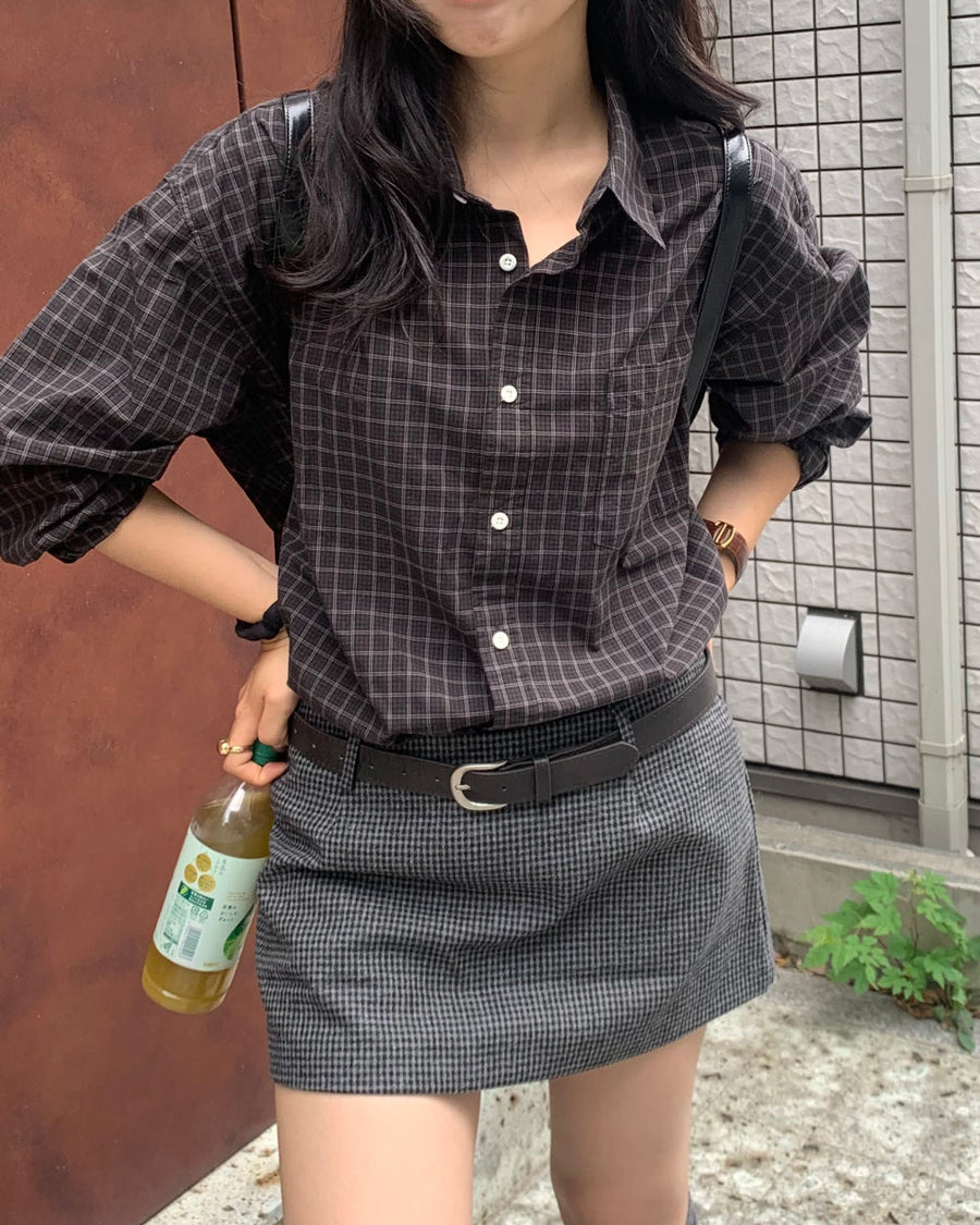 Slowly Check Shirt