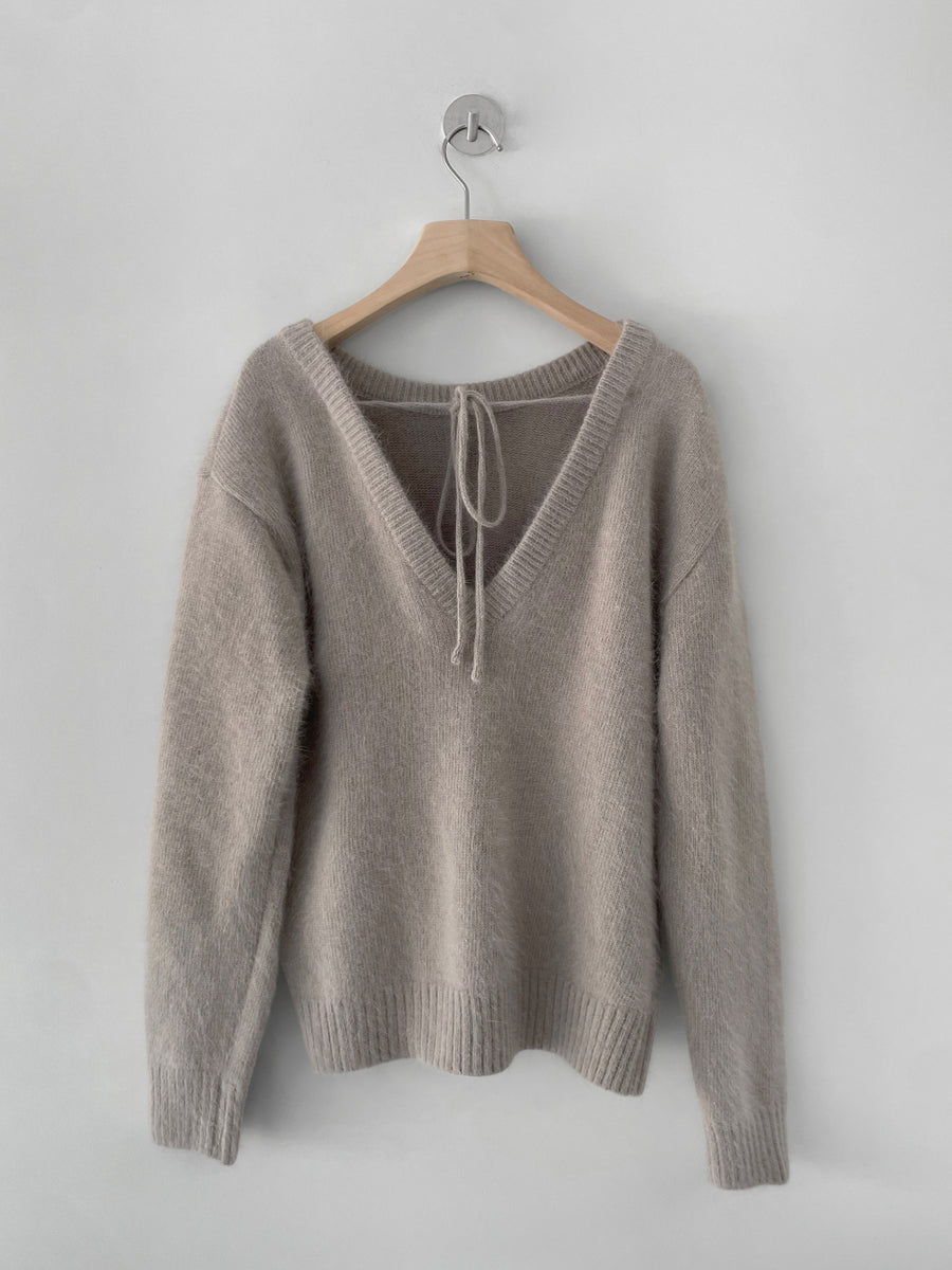 Angora Back Knit