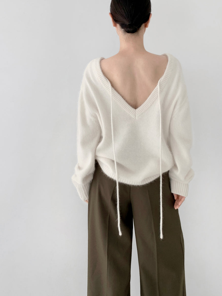 Angora Back Knit