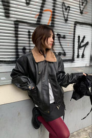 Shearling Leather Jacket
