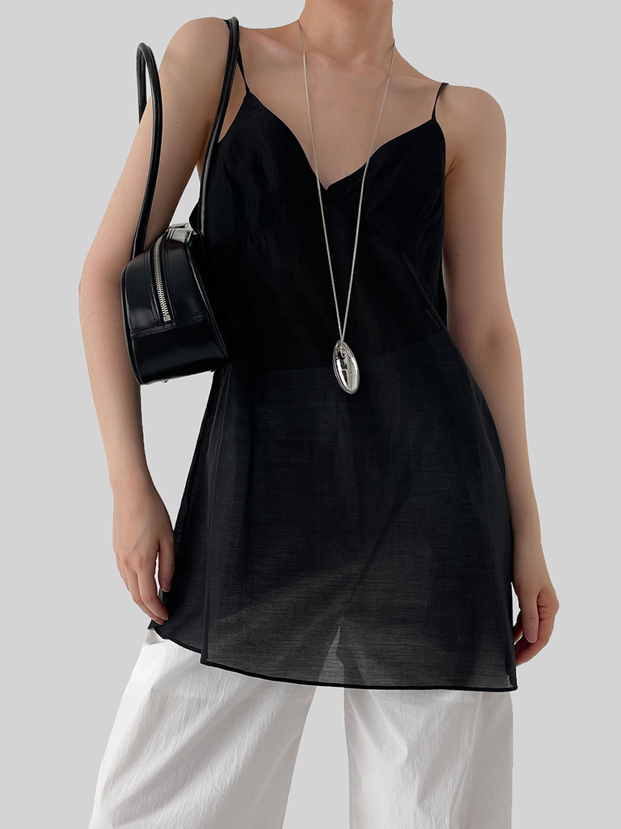 Sheer Layered Slip Dress